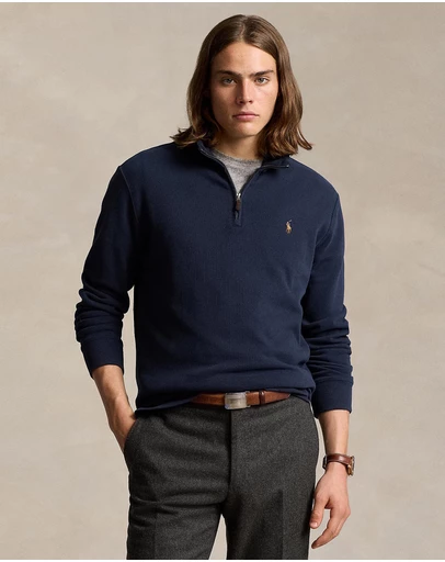 Polo Ralph Lauren - Estate-Rib Quarter-Zip Pullover