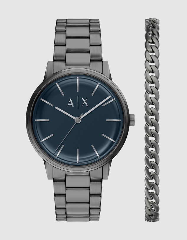 Armani Exchange - Gun-Metal Analogue Watch