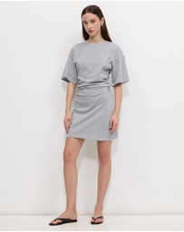 Calli - Gathered Tee Dress