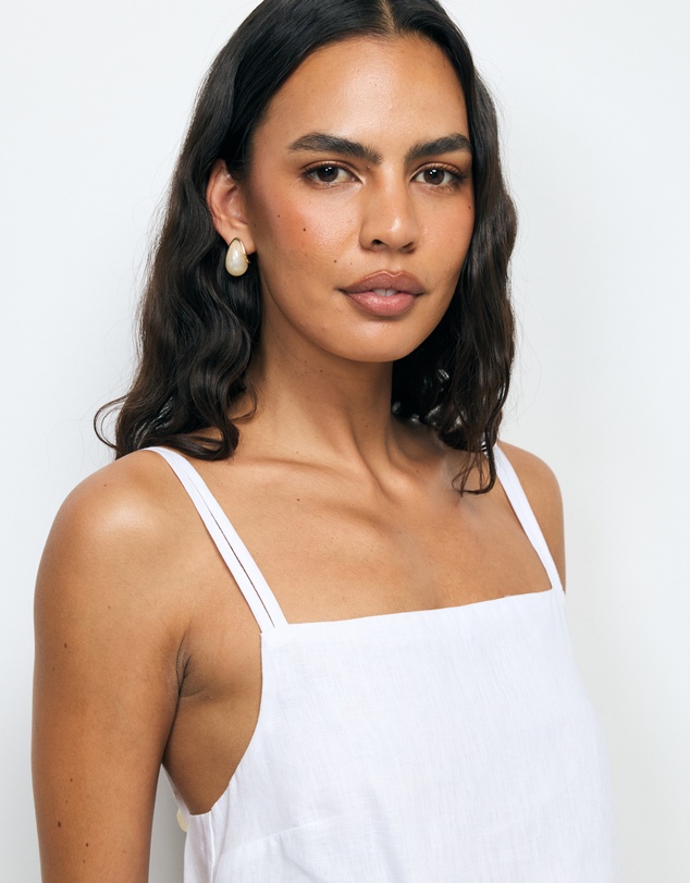 AERE - Pia Linen Top
