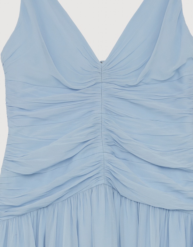 Revibe - Repaired Shona Joy Juno Gathered Bodice Maxi Dress - AU 12