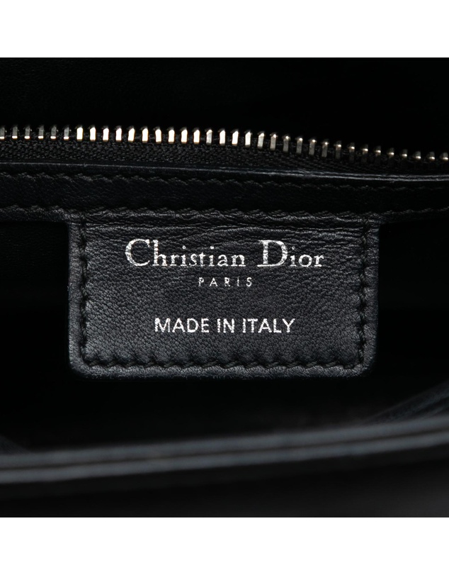Pre-Loved by Azura Reborn - Pre-Loved Medium Calfskin Dragonfly Embellished Lady Dior