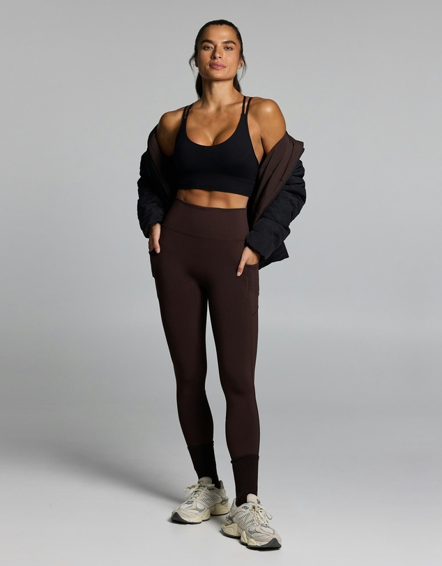 Rockwear - No Front Seam Thermal Full Length Pocket Tights