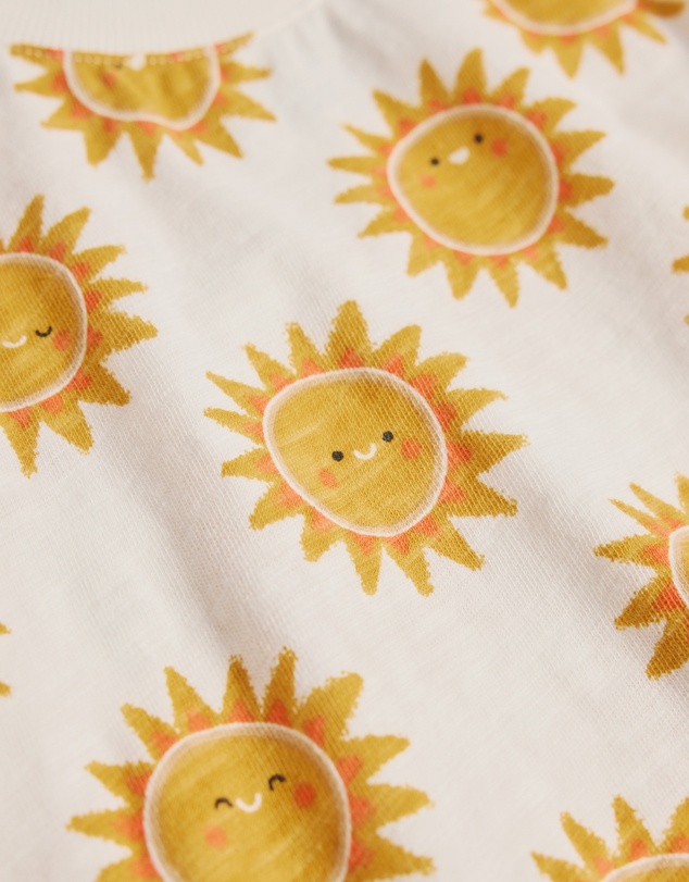 Country Road - Organically Grown Cotton Short Sleeve Relaxed Sun Print T-shirt