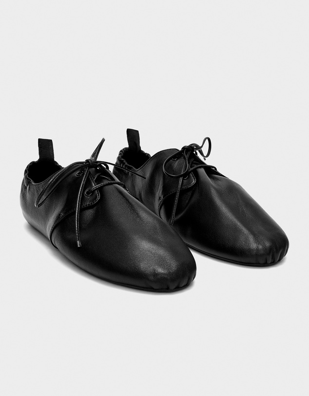 ARKET - Soft Leather Lace-Up Shoes - Women's