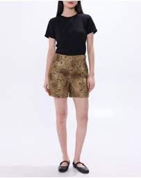 Marcs - Spot To The Top Linen Shorts