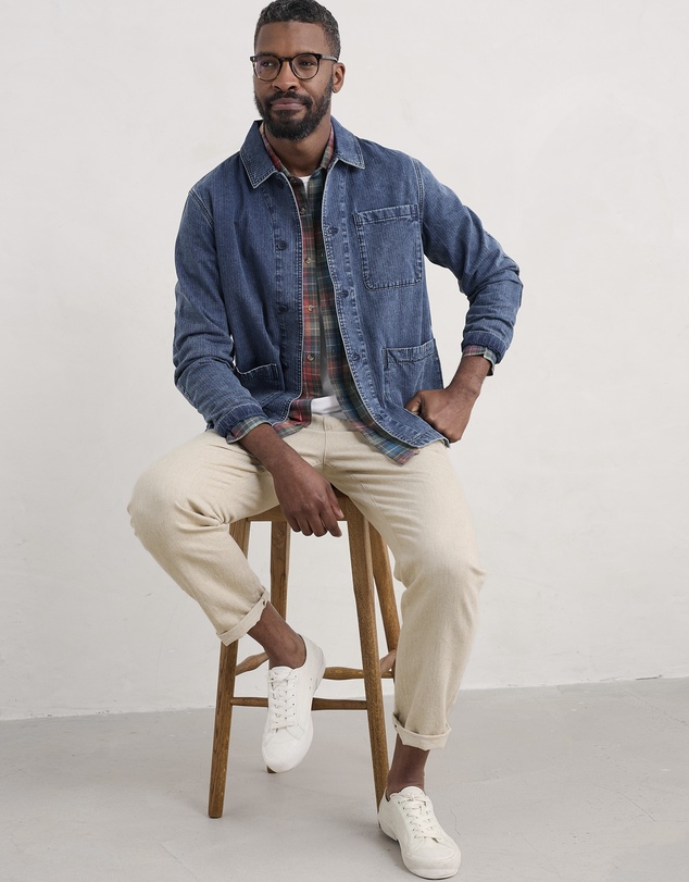 Seasalt - Seasalt Cornwall Blue Tin Stream Jacket