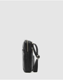 Republic of Florence - Gaius Black Leather Satchel Bag