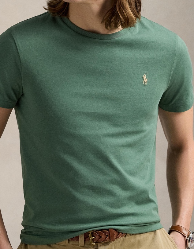 Polo Ralph Lauren - ICONIC EXCLUSIVE - Custom Slim Fit Jersey Crewneck T-shirt