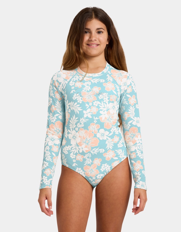 Billabong - Girls 6 to 16 Hibiscus Haze Long Seeve Rashguard