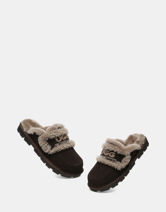 EVERAU - Australian Shepherd Ugg Rilee Cow Suede Upper House Shoes