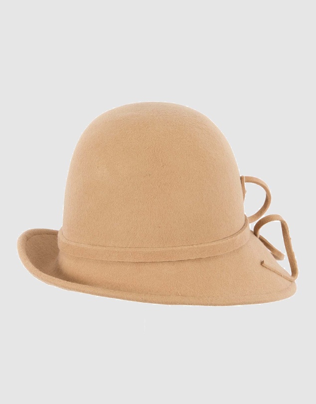 Max Alexander - Winter Felt Mocca Cloche Hat