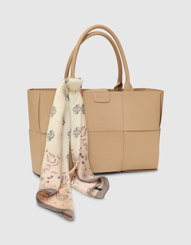 Belle & Bloom - Jolene Fashion Scarf - Pink/Grey