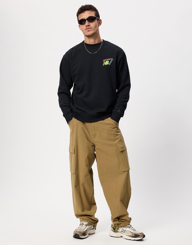 New Balance - Classic Tri-Logo French Terry Crew