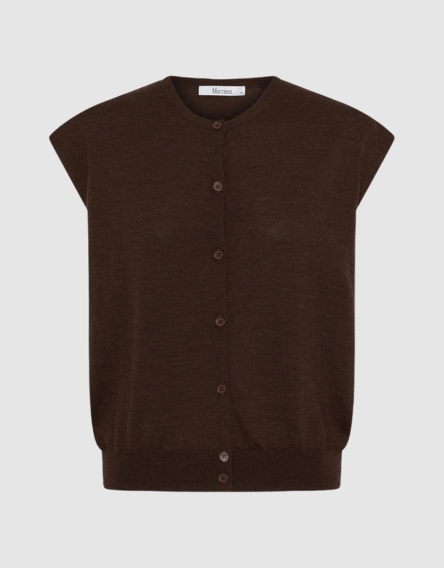 Morrison - River Knit Button Vest