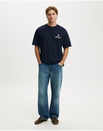Cotton On - Box Fit Text T-Shirt