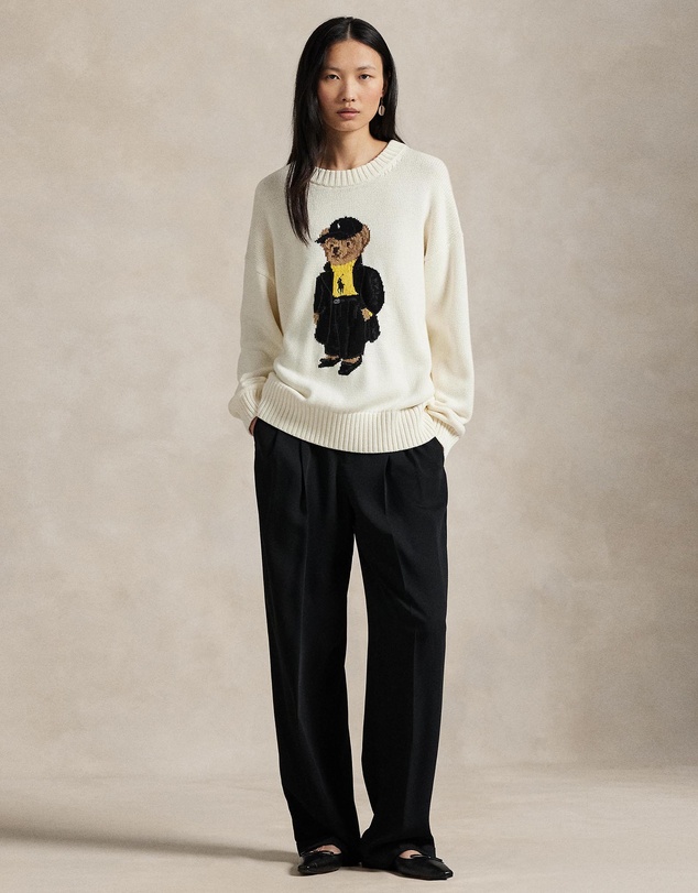 Polo Ralph Lauren - Polo Bear Cotton Crewneck Sweater - ICONIC EXCLUSIVE