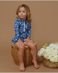 Aqua Blu Kids - Laurel Long Sleeve One Piece - Babies