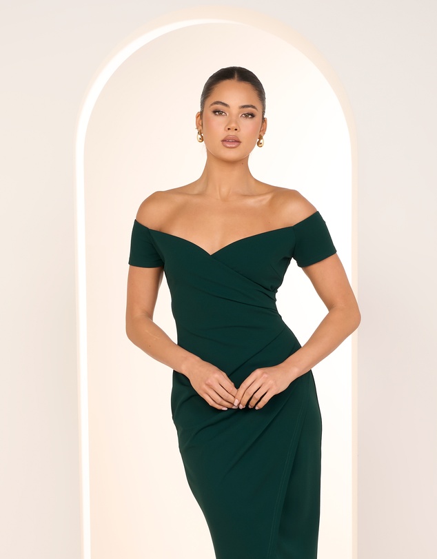 Pilgrim - Jamie Off Shoulder Midi Dress