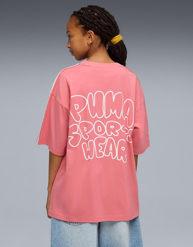 Puma - Luminous Cloud Oversized Graphic T-Shirt - Teens