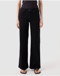Outland Denim - Mia Mid Wide Leg Jeans