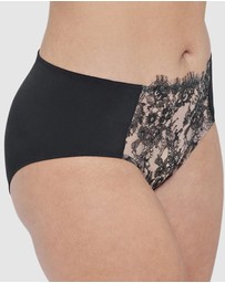 Skarlett Blue - Entice Medium Rise Lace Front Brief