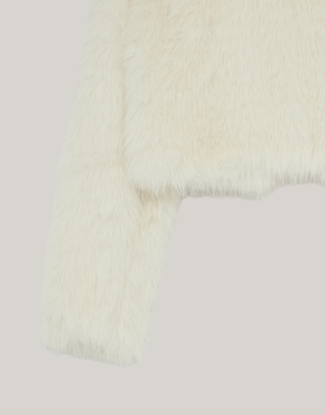 Revibe - Repaired CHANCERY Noel Faux Fur Jacket - AU 14