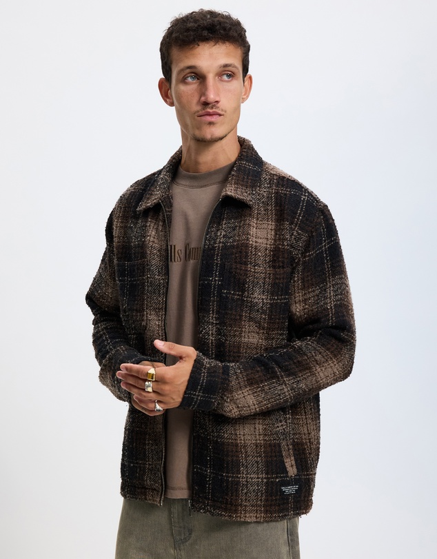Thrills - Primitive Cropped Flannel Jacket