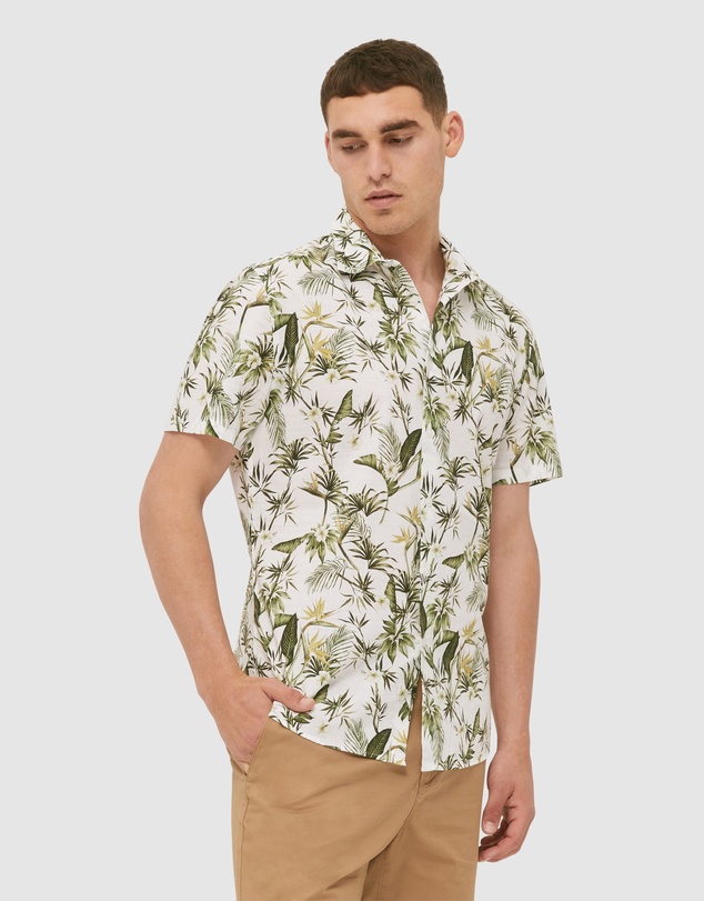 SABA - Lennox Short Sleeve Classic Print Shirt