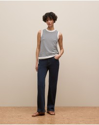 Trenery - Wide Leg Jean in Dark Indigo