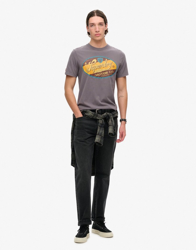 Superdry - Workwear Gasoline Graphic Tee