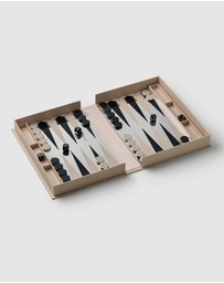 Printworks - Printworks Classic Art Of Backgammon Mirror-Beige Clear