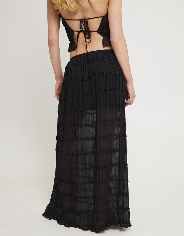 Subtitled - Alda Shirred Maxi Skirt