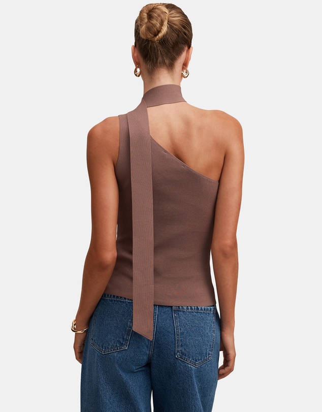 Forever New - Isla Scarf Knitted Top