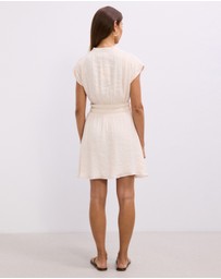 The Fated - Della Gathered Mini Dress