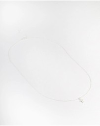 Lovisa - Sterling Silver Cubic Zirconia Small Cross Necklace