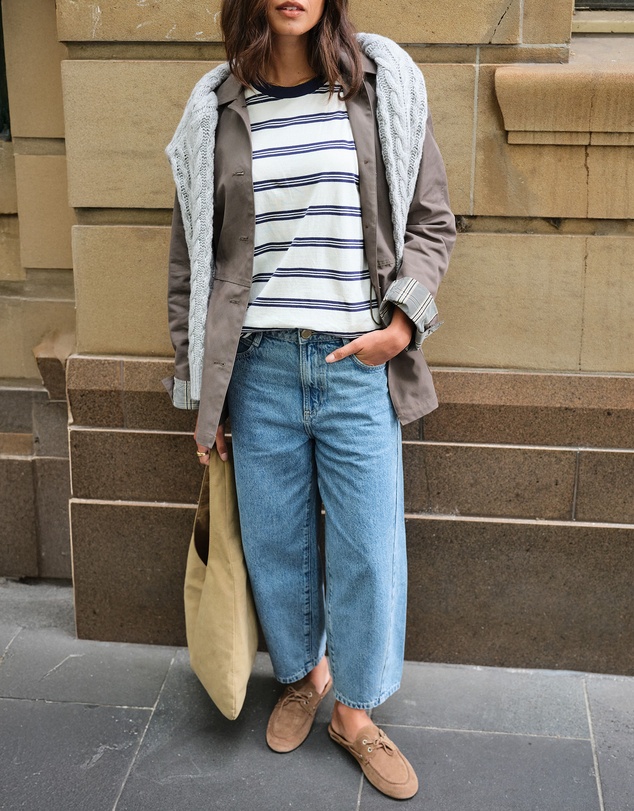 Ceres Life - Maggie Tapered Barrel Jean