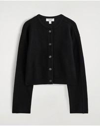 COS - Boiled-Wool Cardigan