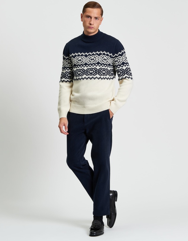 Ben Sherman - Mono Fairisle Crew