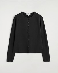 COS - Sheer-Detail Knitted Cardigan