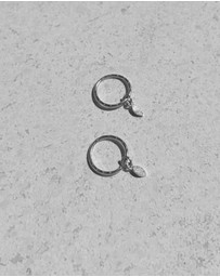 SAINT VALENTINE - Indi Mini Hoops - Silver - ICONIC EXCLUSIVE