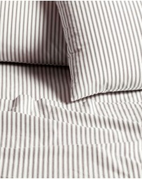 Aura Home - Ticking Stripe Sheet Set
