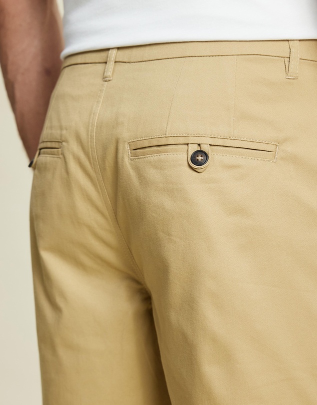 AERE - Recycled Cotton Stretch Chino Shorts