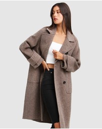 Belle & Bloom - Rumour Has It Oversized Wool Blend Coat