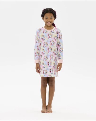 Rock Your Kid - Unicorn Pony Long Sleeve Lily Nightie