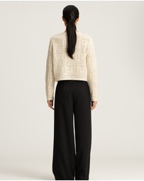 IDA+S - Thea Cashmere Crochet Cardigan