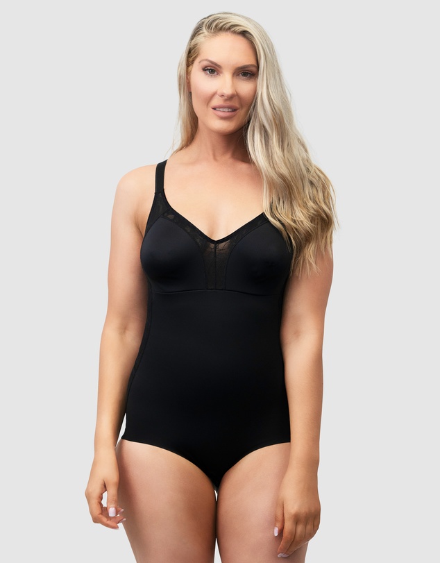 Naturana - Minimiser Cup Shaping Bodysuit With Lace