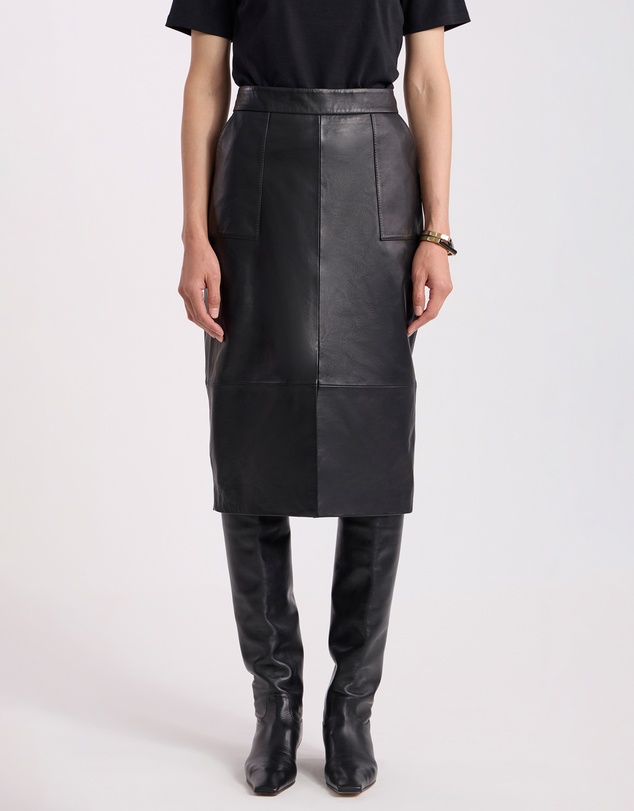 David Lawrence - Ellen Leather Skirt