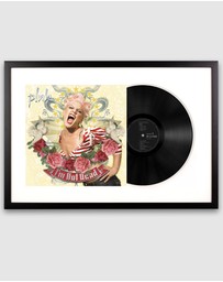 iWorld - Framed P! nk I'm Not Dead Vinyl Album Art