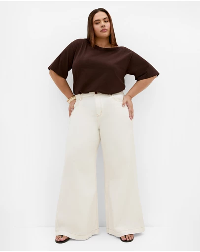 City Chic - Harley Fit Piper Palazzo Regular Jean
